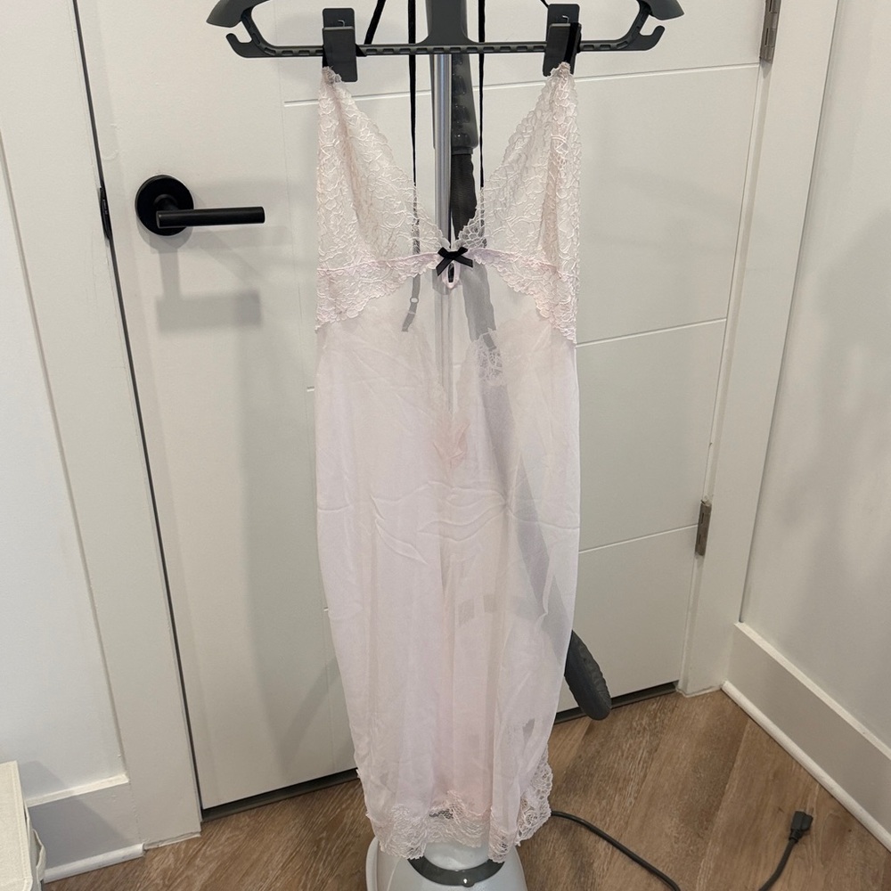 Victoria's Secret Soft Pink Lace Chemise